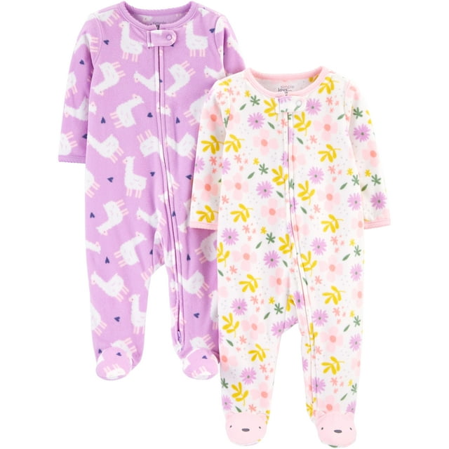 Sleep and Play Simple Joys de Carter's Fleece Baby Girl