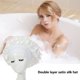 thumbnail image 5 of Gorro de pelo para dormir de noche para mujer, gorro de satén ajustable para el pelo rizado (blanco) Likrtyny Libre de BPA, 5 of 8