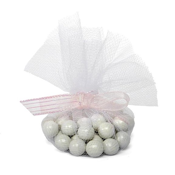 Tulle Circles - White - 9 Inch - Pack of 25 (pm9092910)