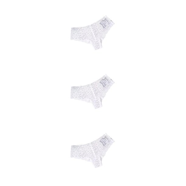 Minnieouse Bragas con estampado de letras para mujer, ropa interior, calzoncillos de seda sin costuras, ropa interior íntima transpirable, ropa Type1 NO1