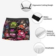 thumbnail image 3 of Pofeuu Monstrous Cartoon Characters Print Men’s Boxer Briefs, Moisture-Wicking Underwear, Regular,Trunk-Small, 3 of 5