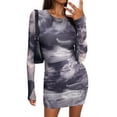 thumbnail image 1 of Vestido Mini PRETTYGARDEN Mujer Manga Larga Otoño 2025, 1 of 8