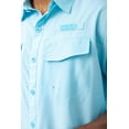 thumbnail image 4 of Realtree Men's Short Sleeve River UPF 50+ Fishing Blue Shirt | Size M, 4 of 9