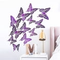 thumbnail image 2 of Vaidha 12PCS Metal Texture Hollow Wall Sticker, 2 of 6