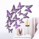 thumbnail image 2 of 12 pegatinas de pared de mariposa hueca con textura de metal 3D. Wmkox8yii fhajkh536, 2 of 6