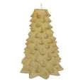 Kurt Adler 9Inch Battery Operated Gold Christmas Tree Candle with LED