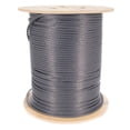 thumbnail image 2 of Flagpole Gear 5/16 Inch Black Flagpole Halyard Rope With Stainless Steel Cable Core - 50ft, USA Made 2 of 6