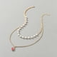 thumbnail image 4 of Collar para mujer, joyería para mujer, joyería para mujer, collar de perlas con colgante de diamantes de moda para mujer, joyería de regalo, collar para mujer, 4 of 5