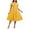 Yellow, variant on FOLUNSI Women's Plus size Dresses Casual V-Neck Midi Dress Wedding Guest Dress with Pockets Yellow-5XL