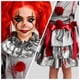 thumbnail image 4 of Disfraz de payaso para niñas Spooktacular Creations XL para Halloween, 4 of 6