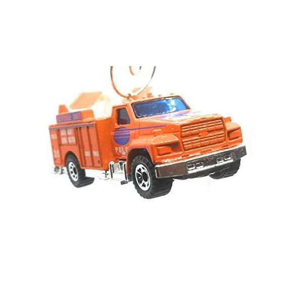 Christmas Ornament for GMC Utility Truck Orange