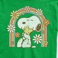thumbnail image 3 of Peanuts - Retro Flower Rainbow   - Men's Short Sleeve Graphic T-Shirt, 3 of 6