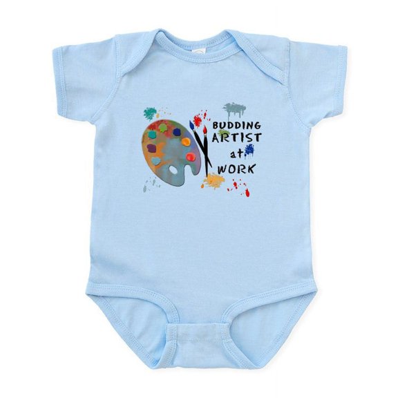 CafePress - Artist At Work Infant Bodysuit - Baby Light Bodysuit, Size Newborn - 24 Months