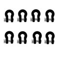 thumbnail image 1 of segolike RC Tow Hook Replacement RC Trailer Tow Hook Metal D Rings Tow Shackle for SCX24 Black, 1 of 5
