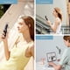 thumbnail image 5 of Handheld Fan, 3 IN 1 Mini Hand Fan, Portable USB Rechargeable Small Pocket Fan, Battery Operated Fan, 5 of 5