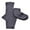 Gray, variant on Sierra Socks Women Big Girls Cotton Plain Tight W5073 (Tall, Gray)