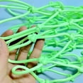 thumbnail image 1 of Net Basketball Net Glowing Luminescent Nylon Basketball Net with 12 for Outdoor Yellow, 1 of 8