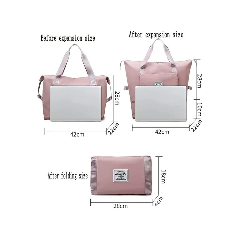 Waterproof foldable top travel bag