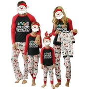 Aunavey Family Matching Pajamas Christmas Jammies Clothes Holiday Sleepwear Sets Pjs