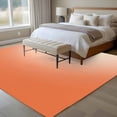 thumbnail image 4 of 5'x8' Area Rugs, Orange Ombre Indoor Outdoor Area Rug for Living Room Bedroom, Modern Minimalist Gradient Aesthetic Washable Bathroom Rugs Kitchen Floor Carpet Mats Home Decor Aesthetic, 4 of 8