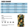 thumbnail image 6 of Balery Sunflowers And Bird Men's Sleeveless Muscle Shirts Workout Tank Top, Moisture Wicking, Odor Protection-XX-Large, 6 of 8