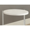 thumbnail image 6 of Monarch Specialties Accent Table, Round, Side, End, Nightstand, Lamp, Bedroom, Glossy White Laminate, 6 of 7
