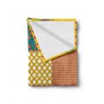 thumbnail image 2 of Colorful Soft Flannel Fleece Blanket, Various Type of Floral and Geometric Forms Mixed Polka Dots Tartan Stripes Design, Cozy Plush for Indoor and Outdoor Use, 50" x 70", Multicolor, by Ambesonne, 2 of 6