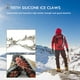 thumbnail image 3 of Crampones de escalada Zapatos de nieve para pesca en hielo tacos antideslizantes con pinchos cubierta de zapato con pinza de acero al manganeso FLhrweasw Nuevo, 3 of 8