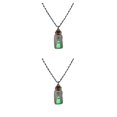 thumbnail image 3 of Youkk Luminous Glass Ghosts Necklace - Unique For Spooky Halloween Cosplay Skin-friendly Tiny Ghosts 2Set, 3 of 6