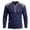 Z02 Navy, variant on Polo Shirts For Men Long Sleeve Solid Color Fashion Lightweight Loose Button Up Henley Shirt Spring Comfort Classic Basic Blouse Grey L