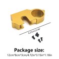 thumbnail image 4 of Vogacara RC Cars Gears Multicolor Upscale Vehicle Fitting Kit de piezas de repuesto Regalos para niños Reemplazo para 144001 124019 Gold Type2 NO2, 4 of 6