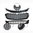thumbnail image 4 of Grille Compatible With 2014 2015 Chevrolet Chevy Malibu For 2016 Chevy Malibu Limited 3pcs Front Upper & Center & Lower Chrome Bumper Grill, 4 of 5