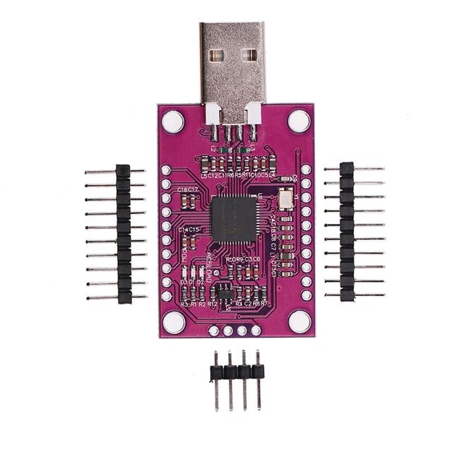 Methold Módulo FT232H USB a JTAG UART/FIFO SPI/I2C Hoja Placa multifuncional Suministros de mantenimiento de reparación en serie Industrial Electrónica miscelánea