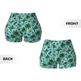thumbnail image 5 of Naloa Pineapple Sea Turtle Biker Shorts for Women Seamless Scrunch Short Women’s Yoga Shorts for Gym Running Sport Shorts - Medium, 5 of 9