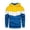 Yellow, variant on Blekii Men's Colour Block Side Panel Hoodie, Street Casual Sports Sweatshirt, Loose Fit with Unique Seam Design, Youthful Urban Streetwear, Comfortable for Daily Wear, Trendy Style