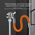 thumbnail image 4 of 50CM(19.7") Universal Foaming Extension Tube 360° Free Bending Faucet for Kitchen Sink,Flexible Leader Hose with Connector, Garden Hose, Garden Hose Extension, 4 of 7