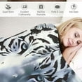 thumbnail image 3 of Nawypu White Tigers Blanket Animal Art  Blanket Soft Fuzzy Plush Throw Blankets for Couch Bed, 3 of 6