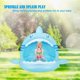 thumbnail image 4 of Baby Pool, Inflatable Shark Paddling Pool for Young Children with Water Jet and Canopy, Play Area, 4 of 5