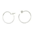 thumbnail image 2 of Banana Republic Womens Twisted Hoop Earrings,, 2 of 2
