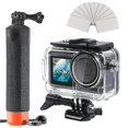 thumbnail image 2 of For DJI Action 5 Pro/4/3 Waterproof Diving Case with Buoyancy Float Stick Kit Includes Anti-Fog Inserts, Mounting Base, 2 of 4