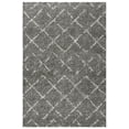 thumbnail image 3 of SAFAVIEH Arizona Zarif Geometric Shag Area Rug, Brown/Ivory, 3' x 5', 3 of 8