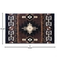 thumbnail image 4 of Flash Furniture Mohave Rectangular Southwestern Black, Beige, Brown, Chocolate Area Rug, 2' x 3', 4 of 5