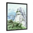 thumbnail image 2 of Designart 'The Clouds Over Mountain Top' Traditional Framed Art Print, 2 of 4