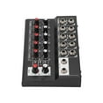 thumbnail image 4 of Audios Mixer, 2 Channel Outputs Metal 2 Main Volume Knobs 10 Channel Mixing Console  For Music Recording, 4 of 8