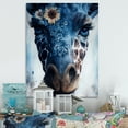thumbnail image 2 of Designart Giraffe Portrait With Sunflowers II Canvas Wall Art, 2 of 5