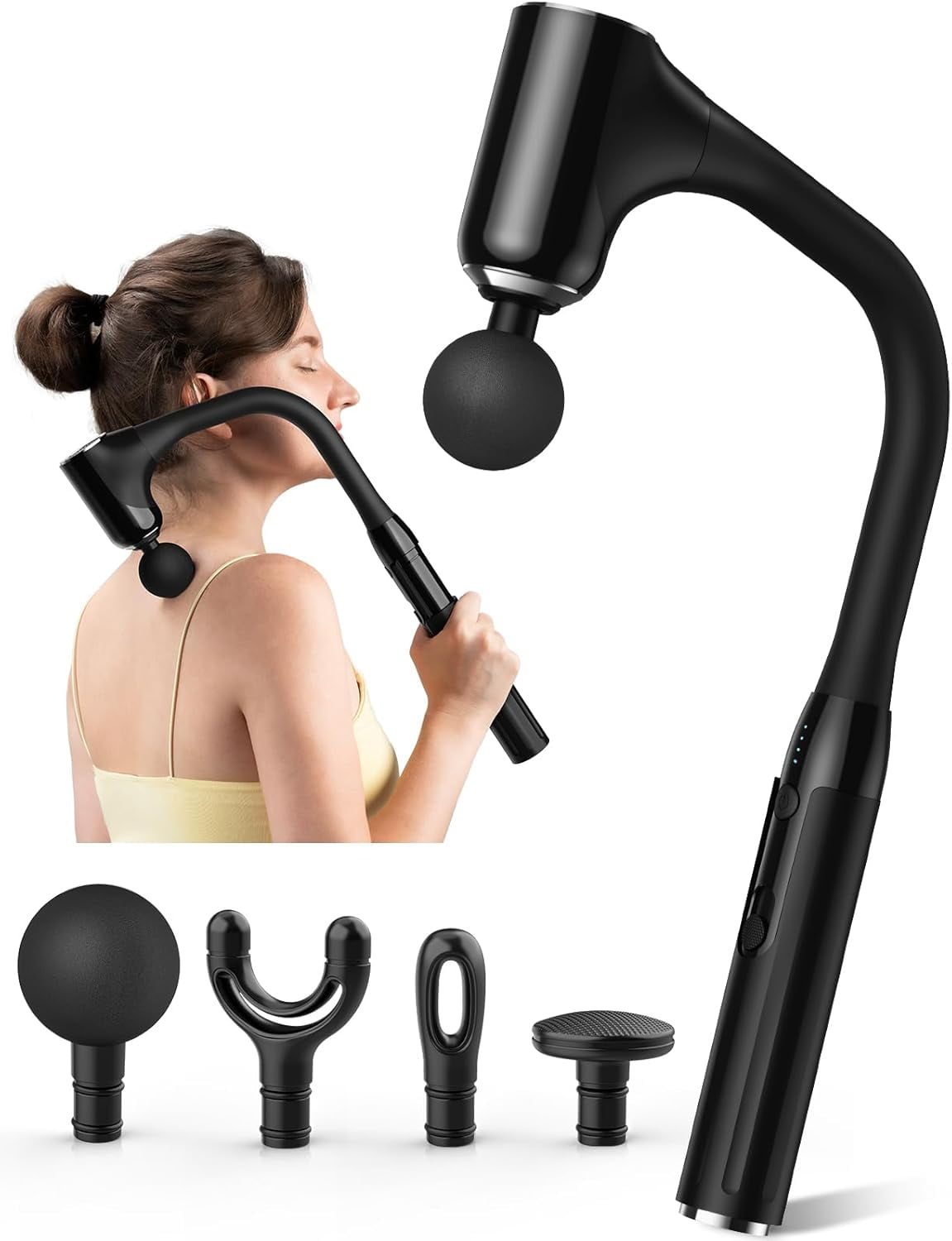 Hyperice Heated Venom Back Massager, HSA/FSA Eligible, Black