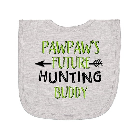 Inktastic Pawpaws Future Hunting Buddy Newborn Bib