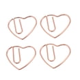 thumbnail image 3 of 100Pcs Heart Shaped Paper Clips Iron Decorative Paperclips Set Perfect for Marking Books Notebooks Clipboards in Office School or Home Use, 3 of 7