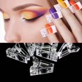 thumbnail image 4 of 10Pcs Nail Tips Clip Clear Transparent Nail Clips for Quick Building Polygel nail forms Nail clips for polygel Finger Nail Extension UV LED Builder Clamps Manicure Nail Art Tool, 4 of 5