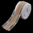 thumbnail image 3 of Cordón De Encaje Para El Borde De La Cola De La Novia De Boda 5. 5 Yardas 5. 5cm Anchura Unique Bargains cintas de papel de regalo, 3 of 4